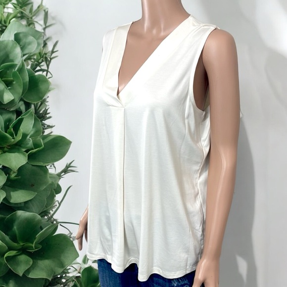 Anne Klein Harmony Pleat Neck Shell Top - Picture 12 of 16